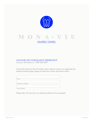 MonaVie Distributor Application Form
