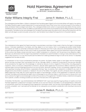 Hold harmless agreement florida pdf - Hold Harmless Agreement