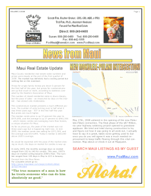 Maui Real Estate Update