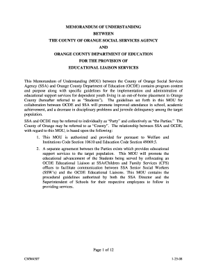 mou document meaning