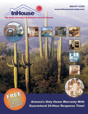 Arizona Home Warranty Application