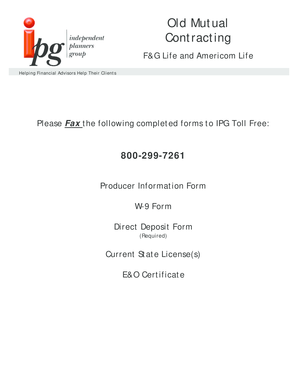 Producer Information Form