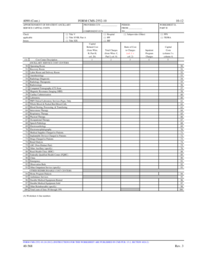 CMS-2552-10 Inpatient Ancillary Cost Apportionment