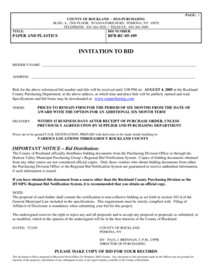 RFB-RC-05-109 Paper and Plastics.doc