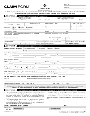 Travel Insurance Claim Form