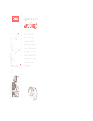 Pyrex Recipe Book Offer Form