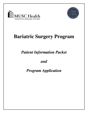 Bariatric Surgery Program Application