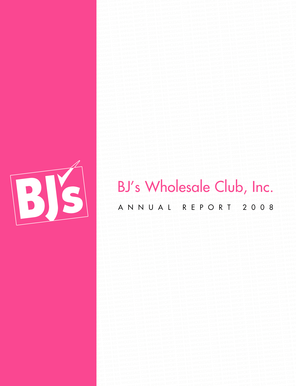 Fillable Online BJ's Wholesale Club, Inc. Fax Email Print - pdfFiller