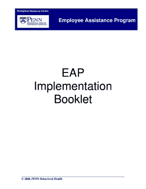 Implementation Manual - PENN Behavioral Health Corporate Services