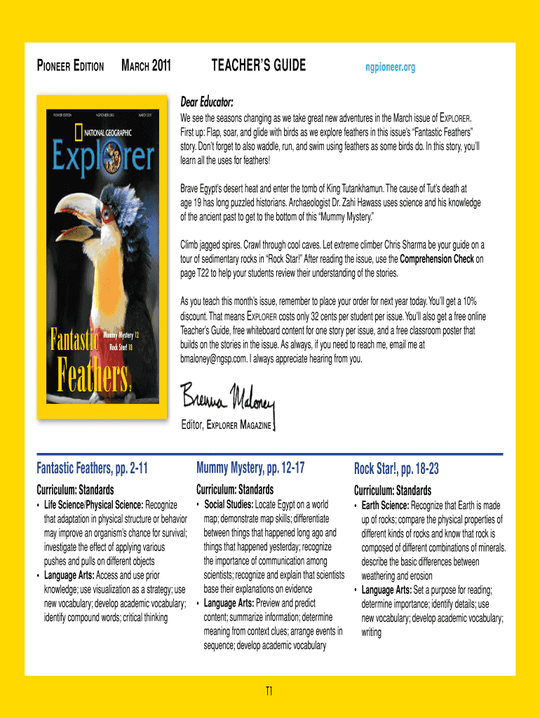 ngpioneer march 2014 form Preview on Page 1