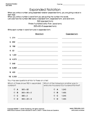 Printable place value chart - write 123876 in words form