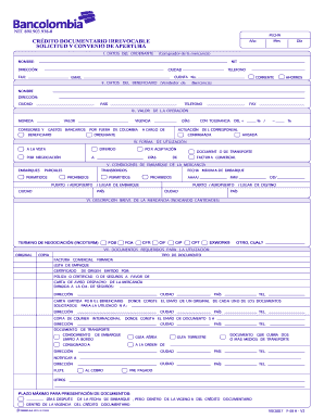 Crédito Documentario Irrevocable
