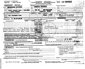 Hazardous Waste Manifest