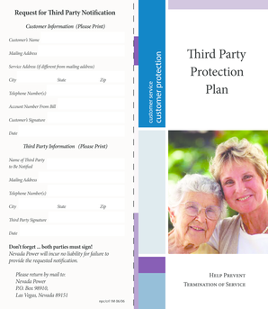 Nevada Third Party Protection Plan Form