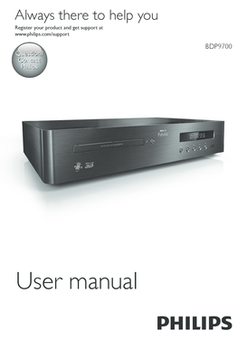 Contact Philips User manual BDP9700 EN Before you connect this Bluray disc/ DVD player, read and understand all accompanying instructions