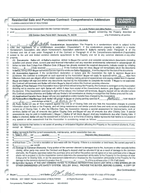 Florida Residential Sale and Purchase Contract Addendum