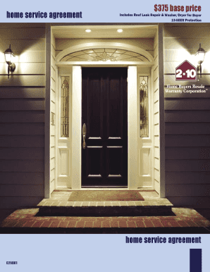 Home Service Agreement