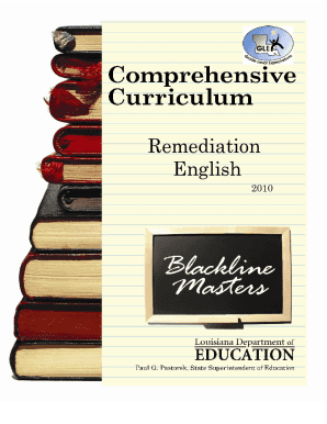 Ninth Grade Remediation English Forms