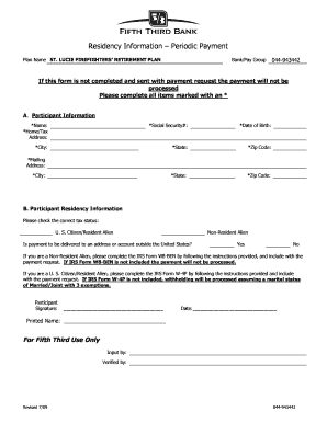 Residency Information Form