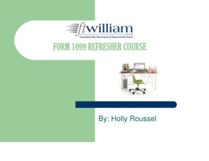 Form 1099 Refresher Course