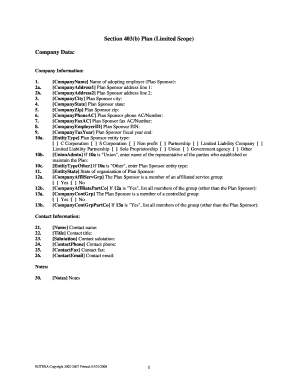 Section 403(b) Plan Template