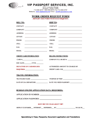 Russia Business Visa Application