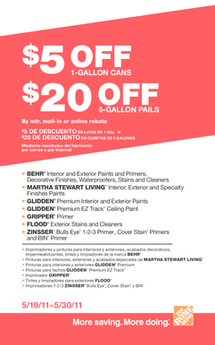 The Home Depot Paint Rebate Form