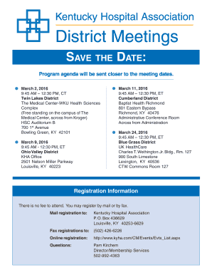 District Meetings Save the Date March 2016pmd