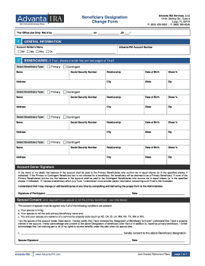 Beneficiary Designation Form