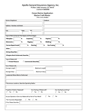 Ocean Marine Application