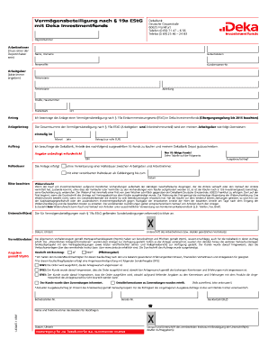 Vermögensbeteiligung nach § 19a EStG Formular