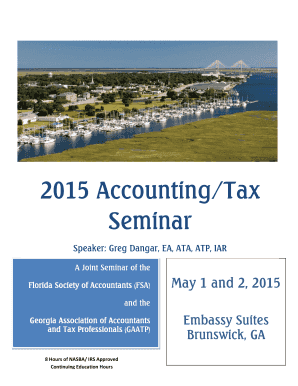 AccountingTax Seminar - Florida Society of Accounting - fsacct