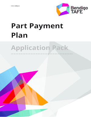 Bendigo TAFE Part Payment Plan Application