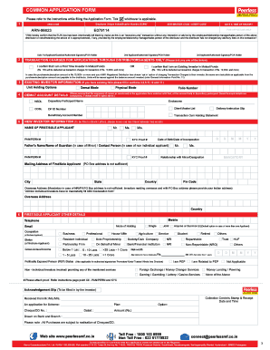 Mutual Fund Application Form