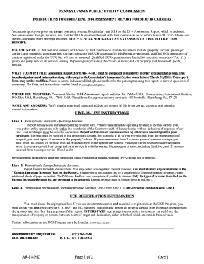 Pennsylvania Motor Carrier Assessment Report