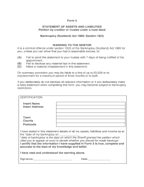 Statement of Assets and Liabilities