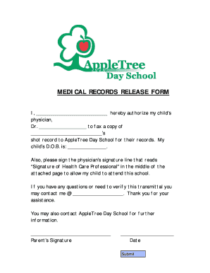 Medical Records Release Form