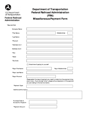FRA Miscellaneous Payment Form