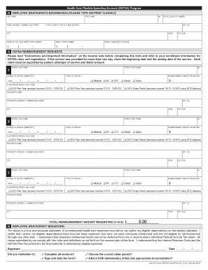 Health Care Flexible Spending Account Claim Form