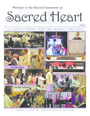 Sacred Heart Church Bulletin
