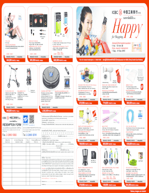 ICBC Thailand Reward Points Redemption Form