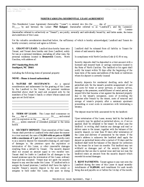 bill of sale form north carolina residential lease agreement template