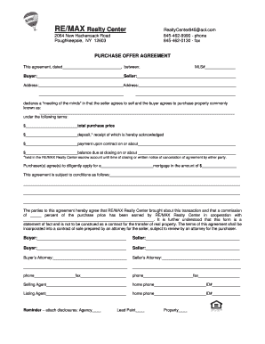 Purchase Offer Agreement