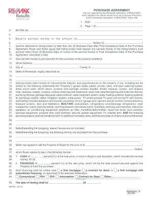 Minnesota Purchase Agreement
