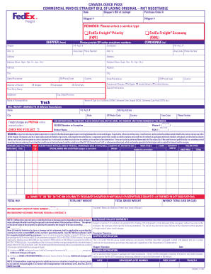 Bil bol - CommERCIal InVoICE stRaIght BIll of laDIng oRIgInal---not