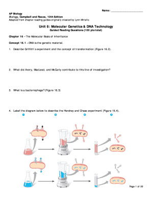 AP Biology Guided Reading Questions
