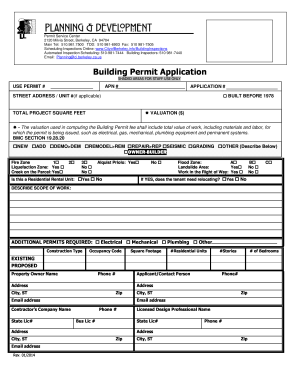 California Building Permit Application