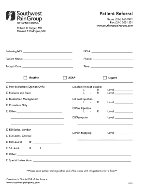 Patient Referral Form