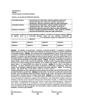 Contrato tripartito de movilidad estudiantil