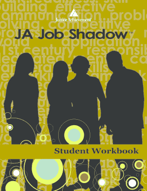 JA Job Shadow Student Workbook